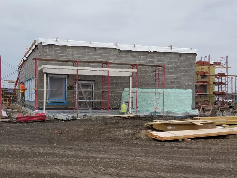 spray foam insulation project on commercial building spray foam insulation project on commercial building