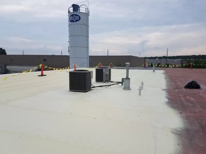 roof coating of spray foam roof coating of spray foam