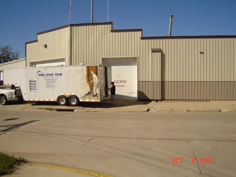 iowa spray foam insulation on commercial building iowa spray foam insulation on commercial building