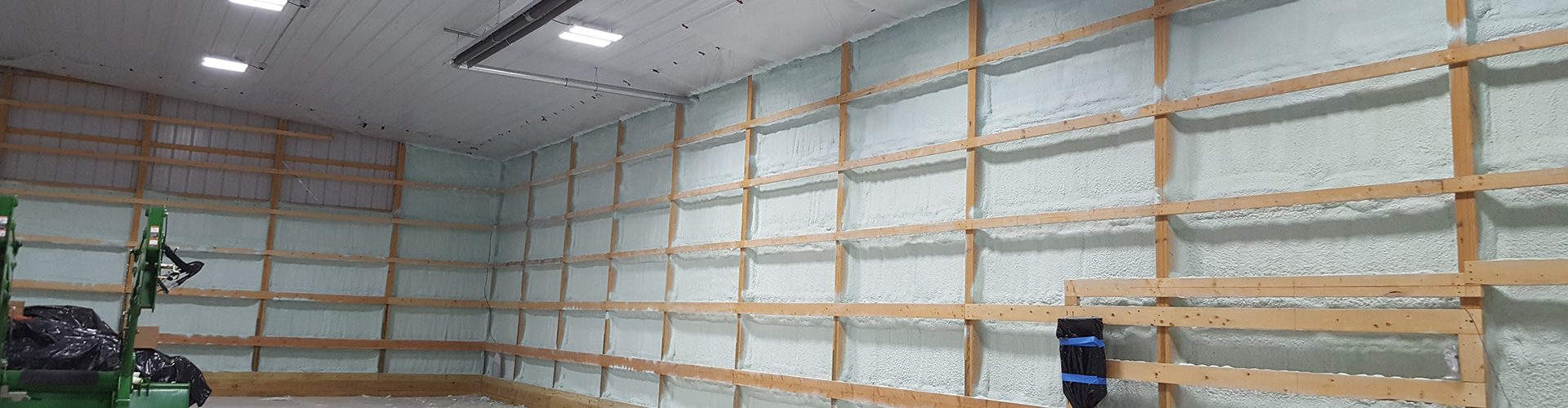 pole barn spray foam insulation